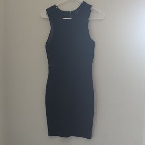 Chic Black Sleeveless Mini Dress